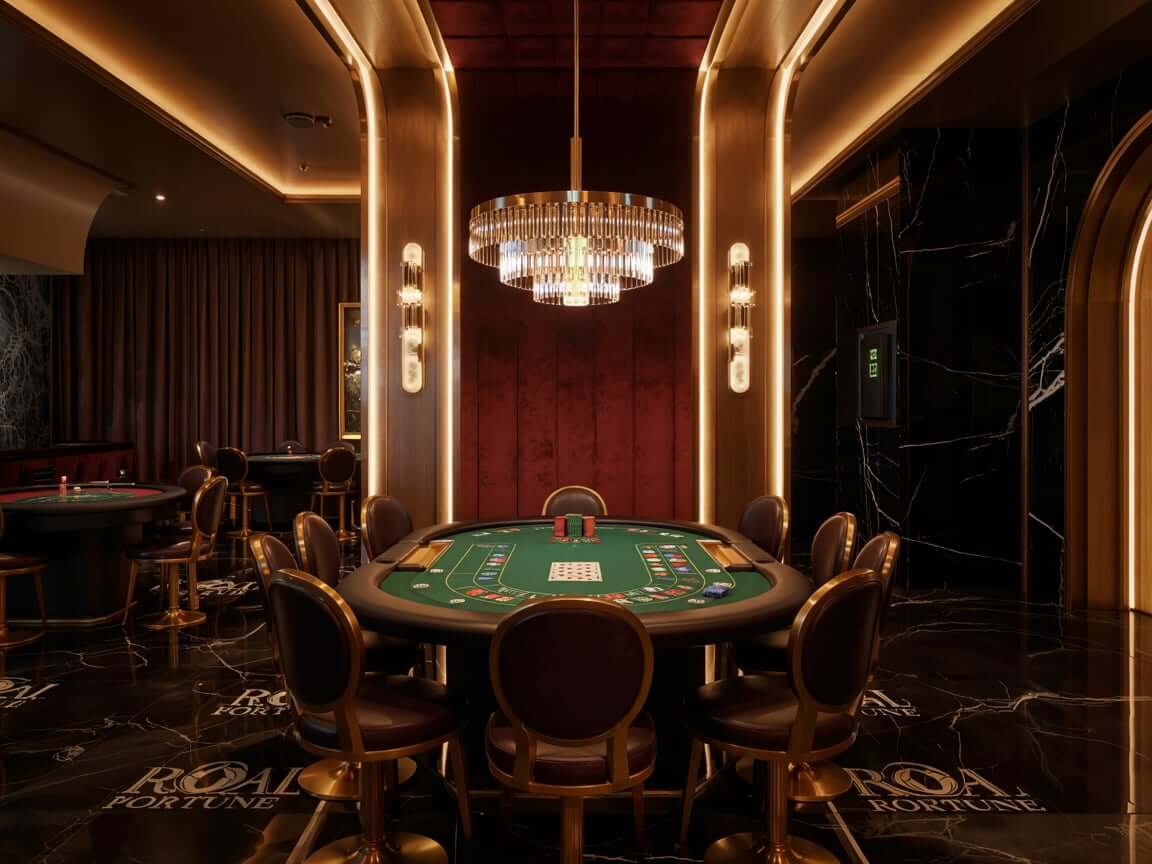 Wnętrze kasyna Royal Fortune